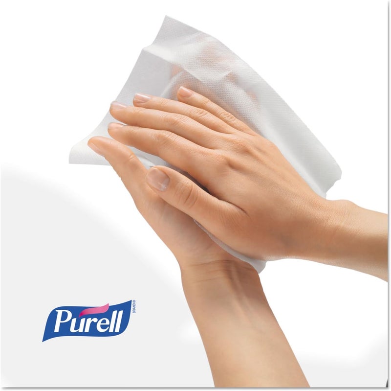 Purell Premoistened Sanitizing Hand Wipes, Fragrance Free, 100 Count - Image 5